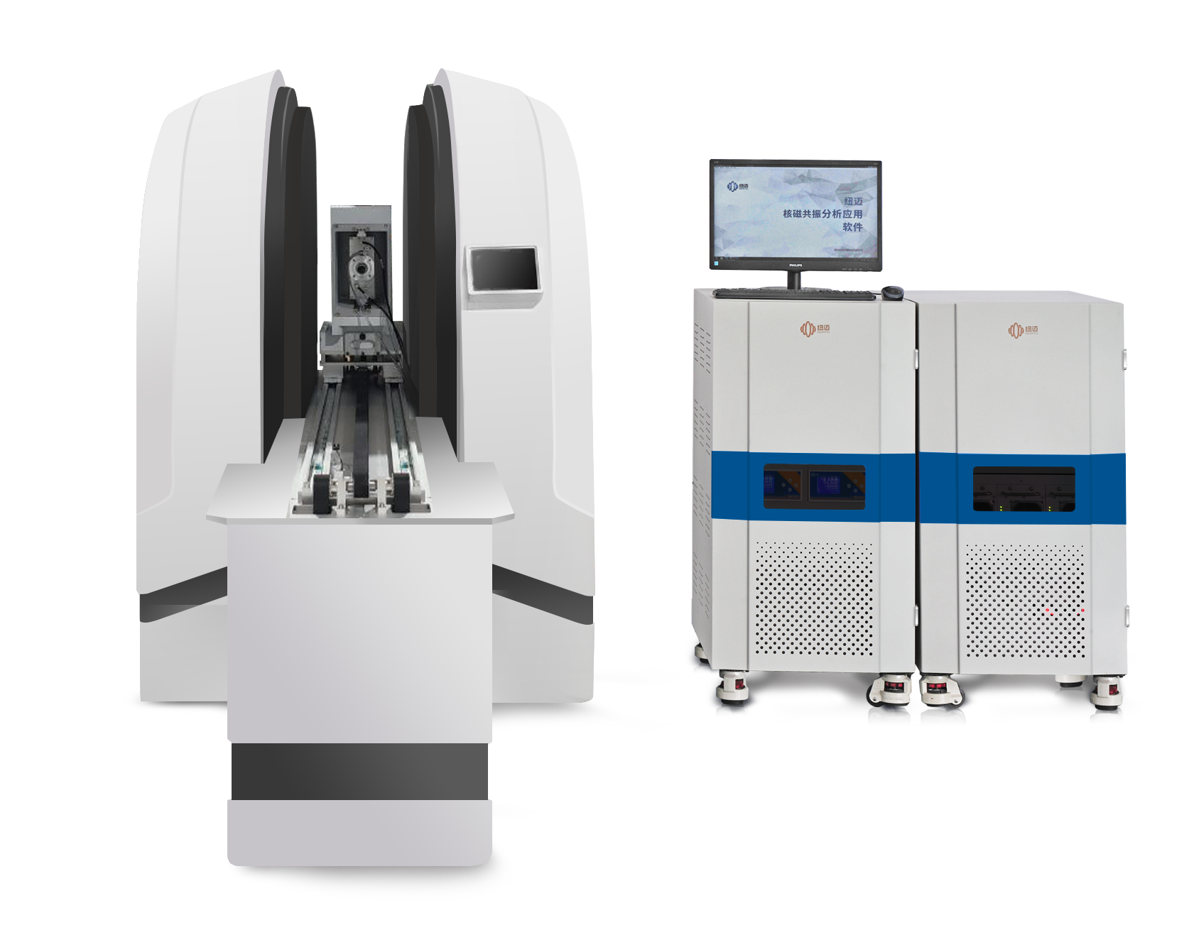 高温高压核磁共振在线渗流分析与成像系统